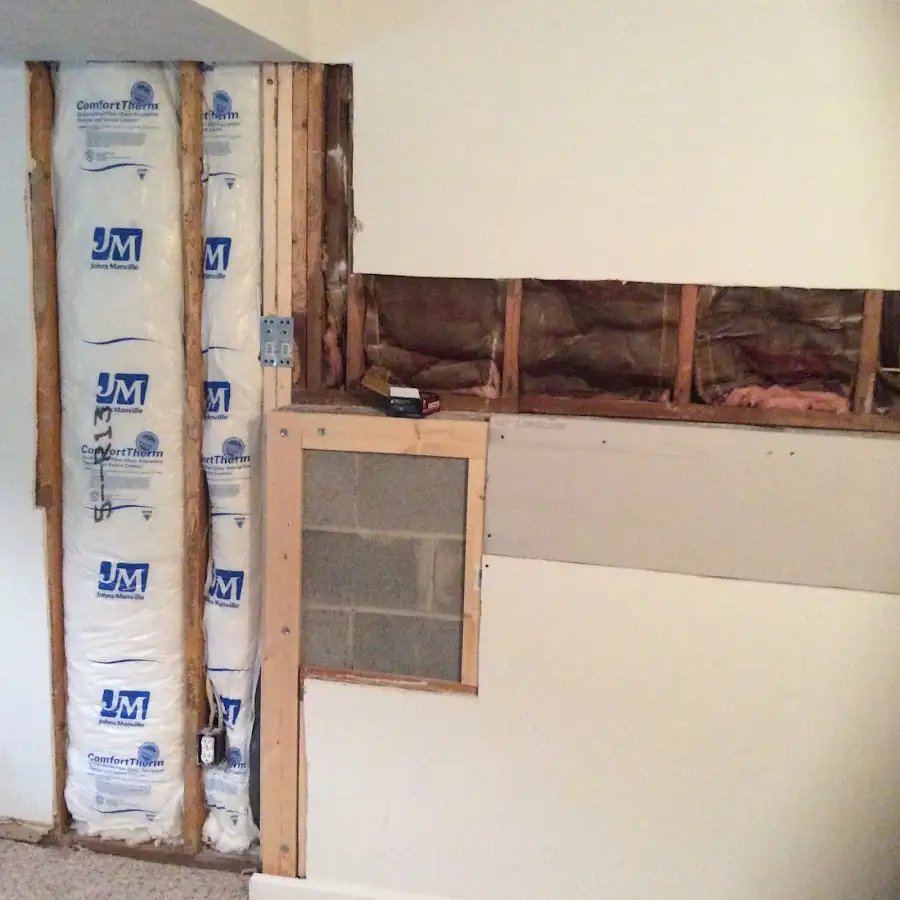 Wall insulation replacement during Odor Removal & Deodorization in Guntersville